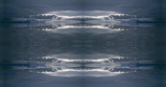 091 4K迷幻空灵云雾天空背景