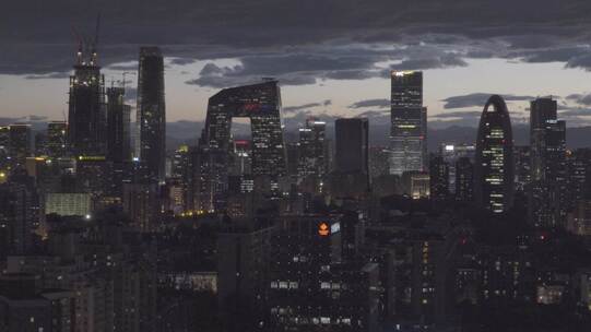 北京科幻感城市空镜