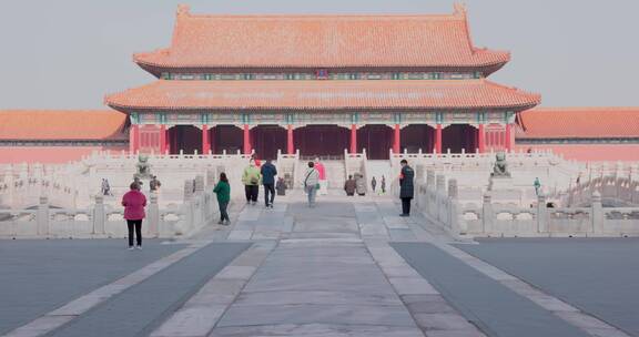 8k实拍北京故宫太和殿广场