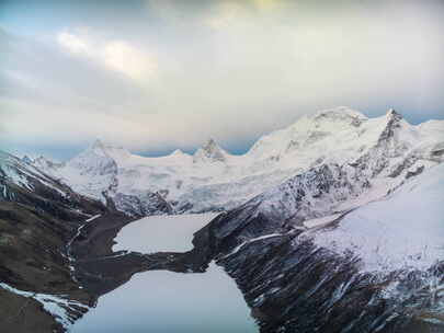 西藏那曲萨普雪山延时