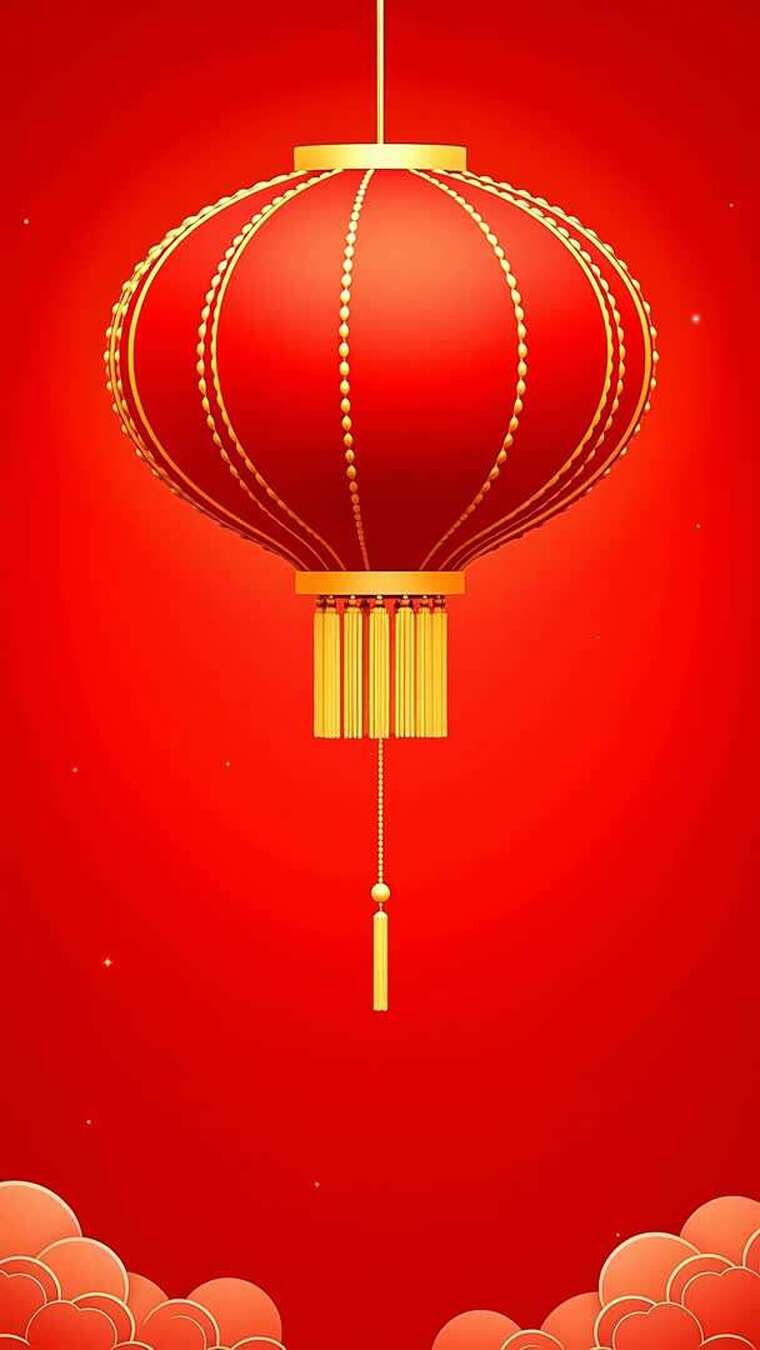 红色喜庆灯笼素材