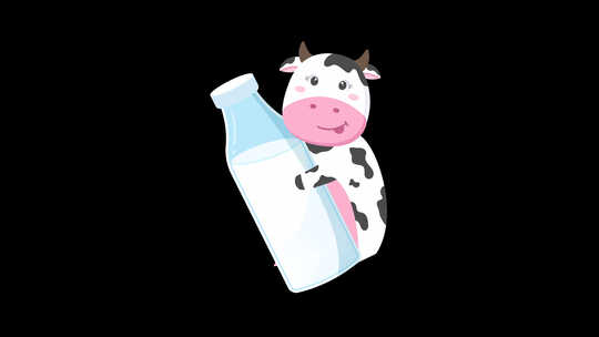 奶牛奶瓶动画