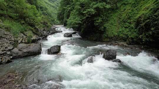 二郎山喇叭河航拍