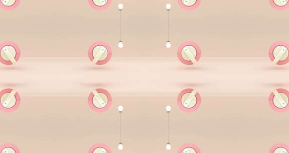 089 4K时尚彩色卡通动画背景