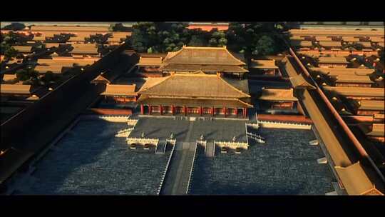 震撼大气北京皇宫故宫全景视频