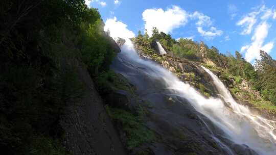 高山流水 山间溪流瀑布