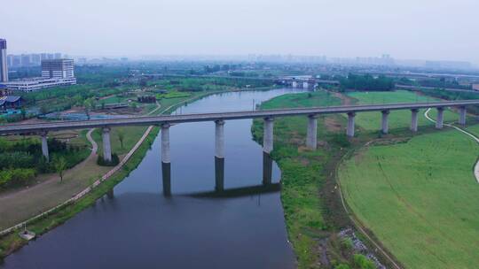 西安沣河生态湿地公园地铁5号线