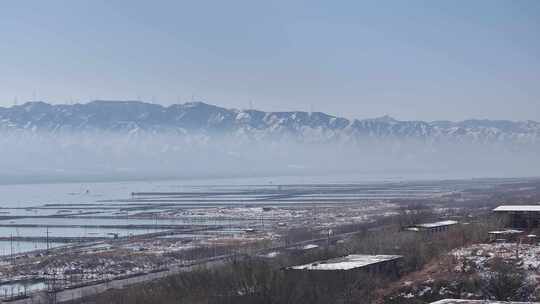 山西运城盐湖区中国死海运城盐湖