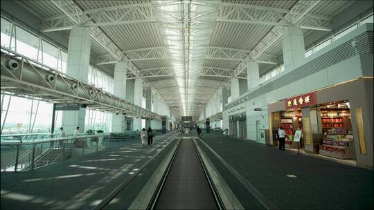 广州机场航站楼内部环境