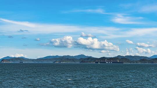 深圳盐田海岸线海景延时