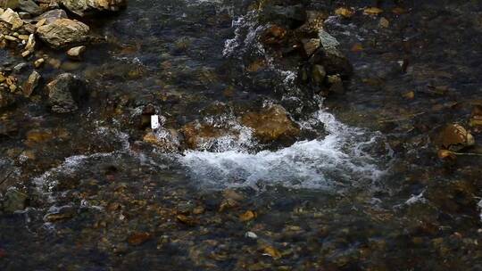 山水 河流 水流湍急视频素材模板下载