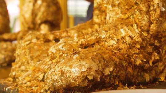 佛像金箔金佛宗教信仰