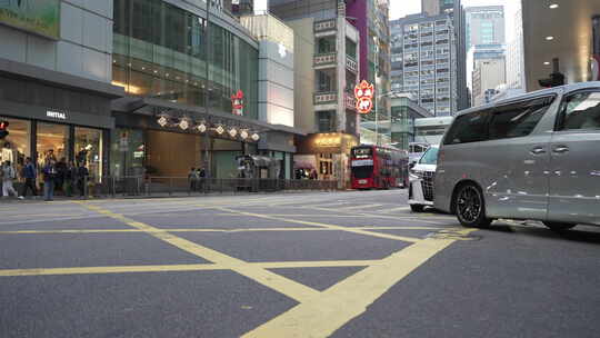 香港中环街景视频素材模板下载