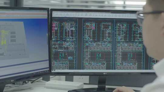 CAD 设计 BIM 设计师 电脑设计 键盘鼠标视频素材模板下载