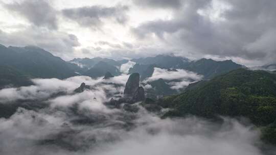 山水温州/水墨中国/云雾缭绕大好河山/永嘉