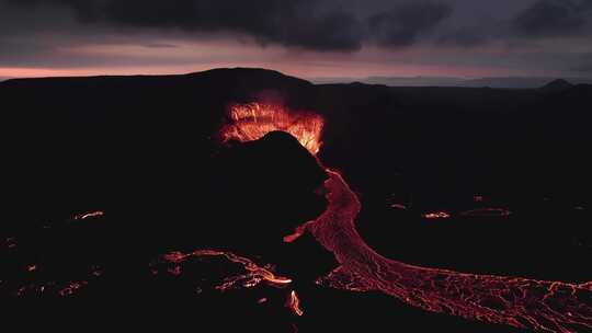 火山熔岩 熔岩喷发 岩浆喷发