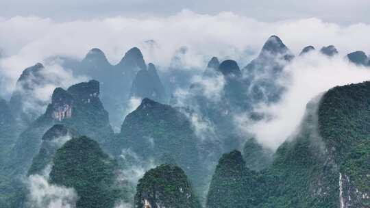 山水山峰山脉意境风景