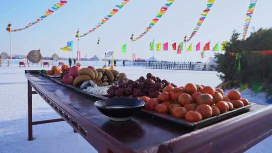 查干湖冬捕节祭祀祭湖仪式