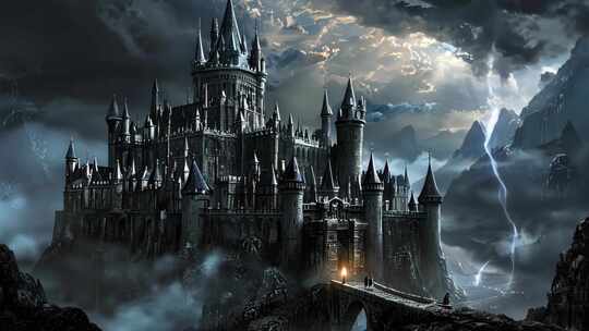 暗黑城堡的神秘氛围【4K】