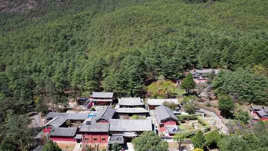 丽江玉峰寺航拍