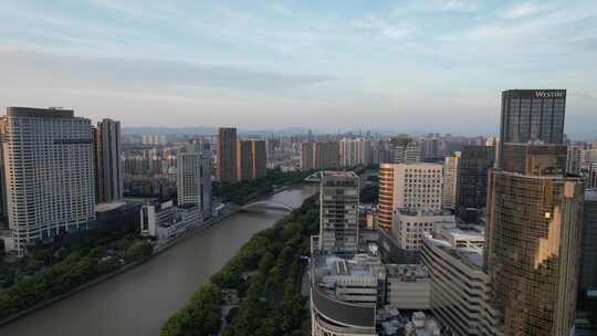 浙江宁波城市建设航拍