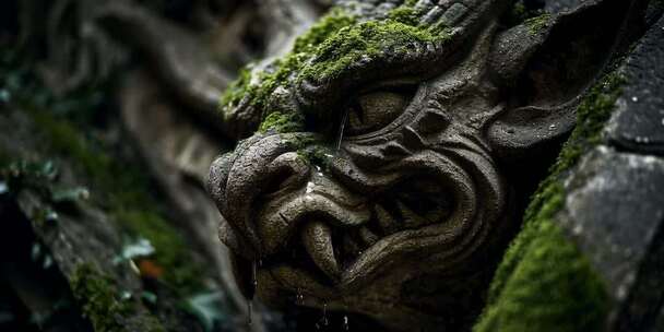 暗黑城堡哥特式神秘古建筑奇幻场景