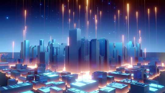 未来科技城市大数据 人工智能物联网4k