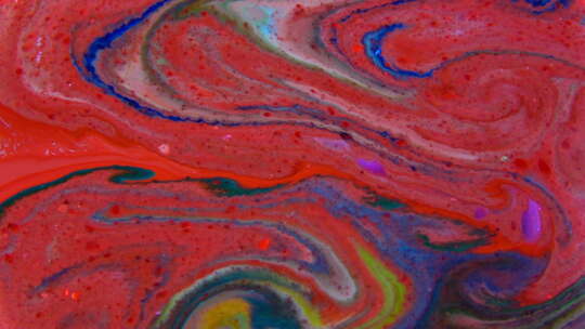 抽象彩色流体涂料背景
