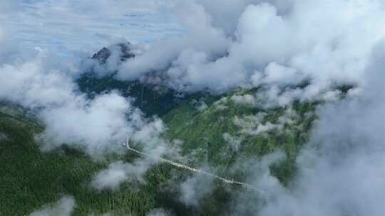 黄龙风景区五彩池延时素材