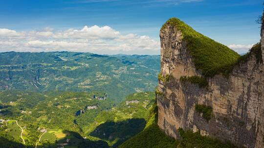 4k航拍山川云景延时