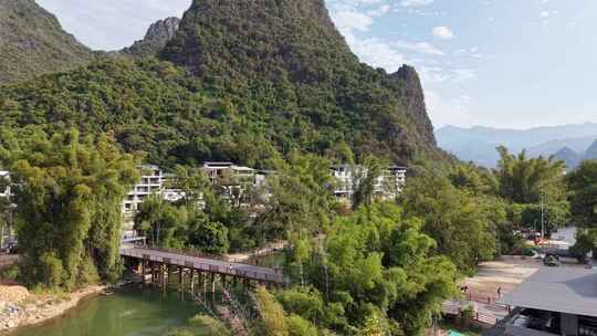 桂林山水甲天下桂林风光航拍