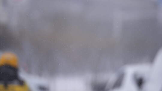 风景 冬季 冬天 雪景 下雪视频素材模板下载