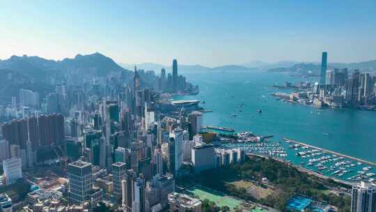 4K航拍香港16视频素材模板下载