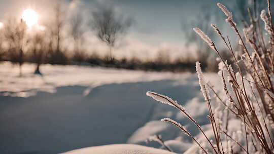 冬天雪景