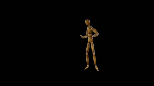 木偶跳舞的背景视频视频素材模板下载