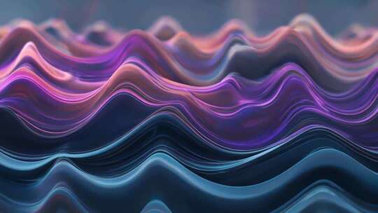 动感色彩波浪抽象背景