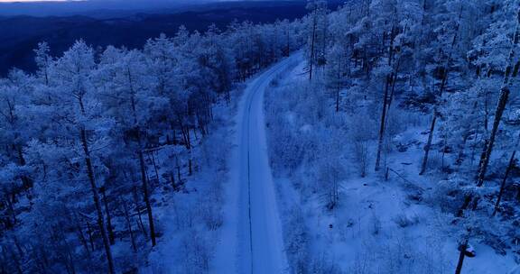 内蒙古大兴安岭冰雪雾凇 童话世界