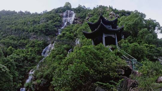 湖南株洲茶陵自然景区航拍视频