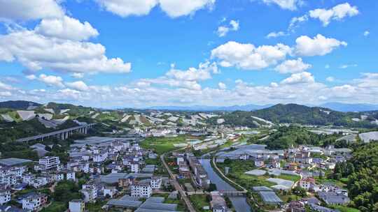 江西赣州赣南寻乌县脐橙种植基地航拍