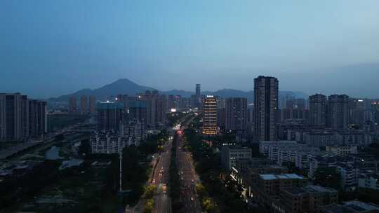 福建莆田东园东路夜景莆田夜景