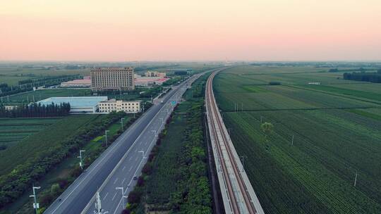 航拍中国高铁高速