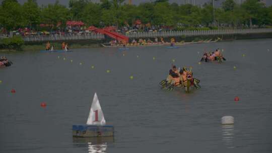 龙舟比赛队伍龙舟端午节