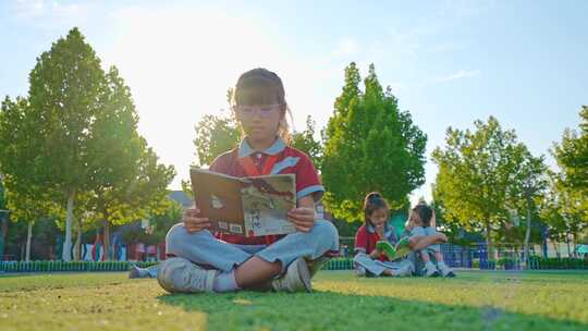 小学生读书儿童教育