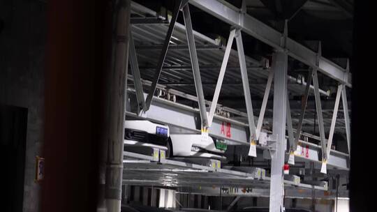 【镜头合集】大型立体停车场视频素材模板下载