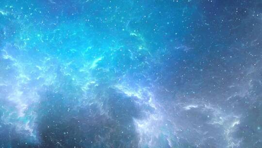 蓝色星系背景视频