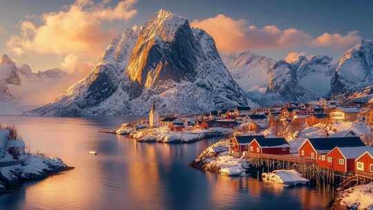 合集-挪威自然风光与极光