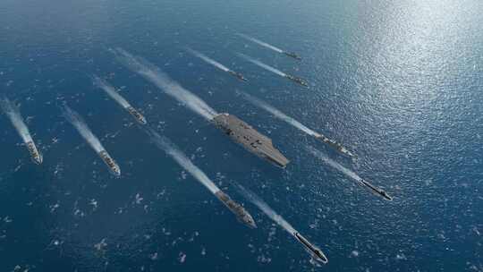 中国海军三航母编队