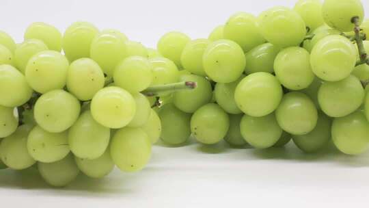 绿色葡萄微距特写