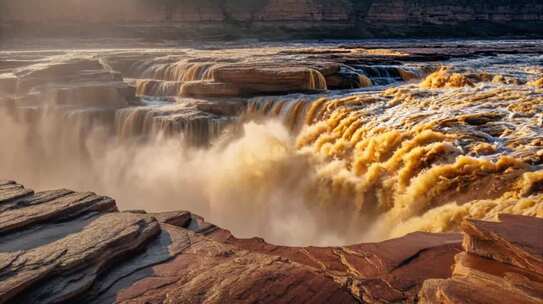 长江黄河祖国大好河山航拍河流ai素材原创