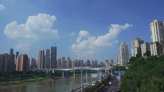 重庆城市风光轨道交通视频素材模板下载
